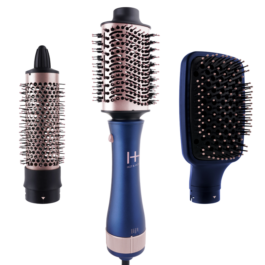 Hot & Hotter All-In-One Interchangeable Hair Dryer Brush #5913