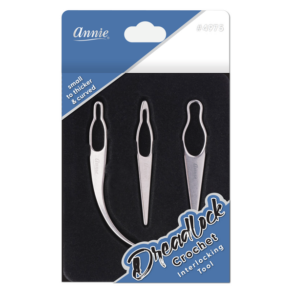 Annie Dreadlock Crochet Interlocking Tool 3pk #4975