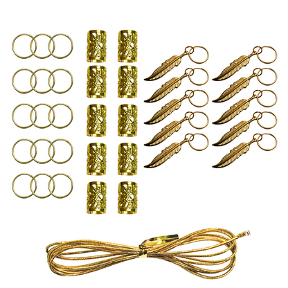 Annie Braid Charm Set - Feather #1405