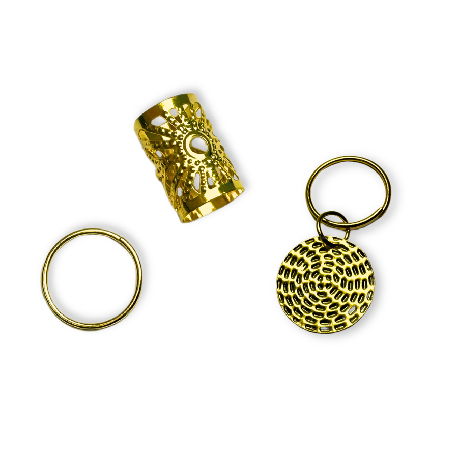 Annie Braid Charm Set - Patterned Circle #1402