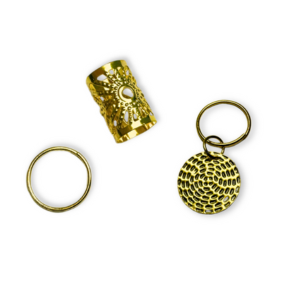 Annie Braid Charm Set - Patterned Circle #1402