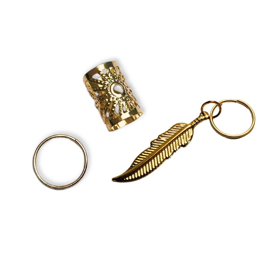 Annie Braid Charm Set - Feather #1405