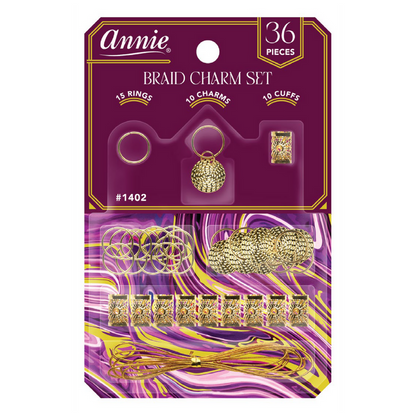 Annie Braid Charm Set - Patterned Circle #1402