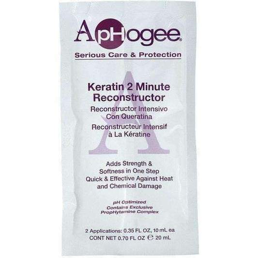 ApHogee Keratin 2 Minute Reconstructor Packette - Beautiful Black Hair