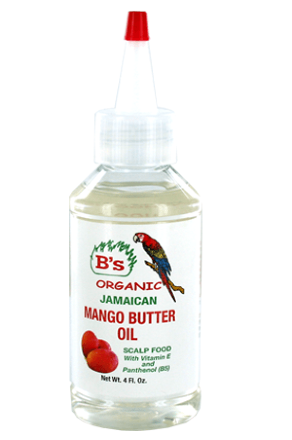 B's Organic Jamaican Mango Butter Oil Scalp Food - Beautiful Black Hair