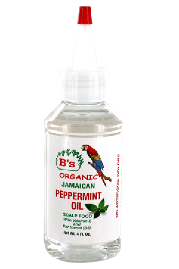 B's Organic Jamaican Peppermint Oil Scalp Food - Beautiful Black Hair
