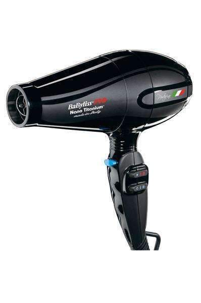 BaByliss Pro Nano Titanium Portofino Hair Dryer 1875W - Beautiful Black Hair