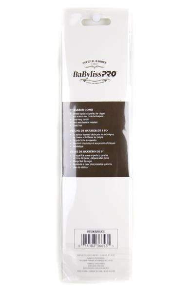 BaByliss Pro Barber Comb 9" - Beautiful Black Hair