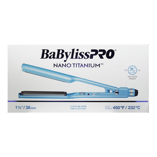 BaByliss Pro Nano-Titanium & Ceramic 1-1/2" C-Style Flat Iron