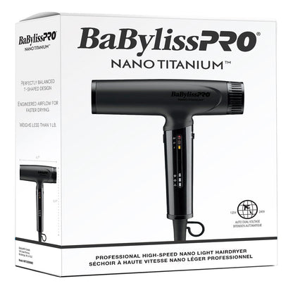 BaByliss Pro Nano Titanium High Speed Nano Light Hair Dryer