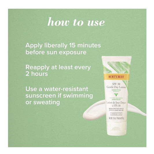Burt's Bees Sensitive Gentle Day Lotion SPF30
