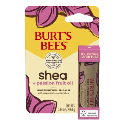 Burt's Bees Shea + Passion Fruit Oil Moisturizing Lip Balm