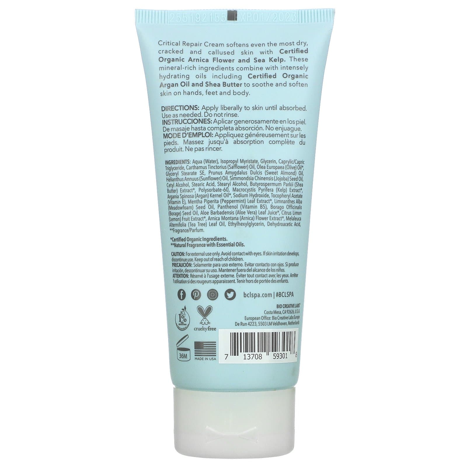 BCL Sea Kelp Critical Repair Cream