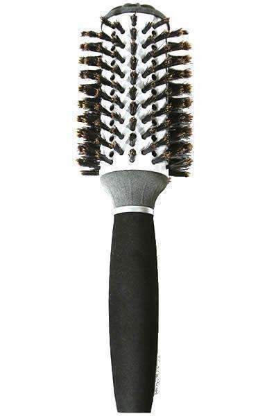 Ceramic Thermal Brush w/ Eva Foam Handle 2.5" - Beautiful Black Hair