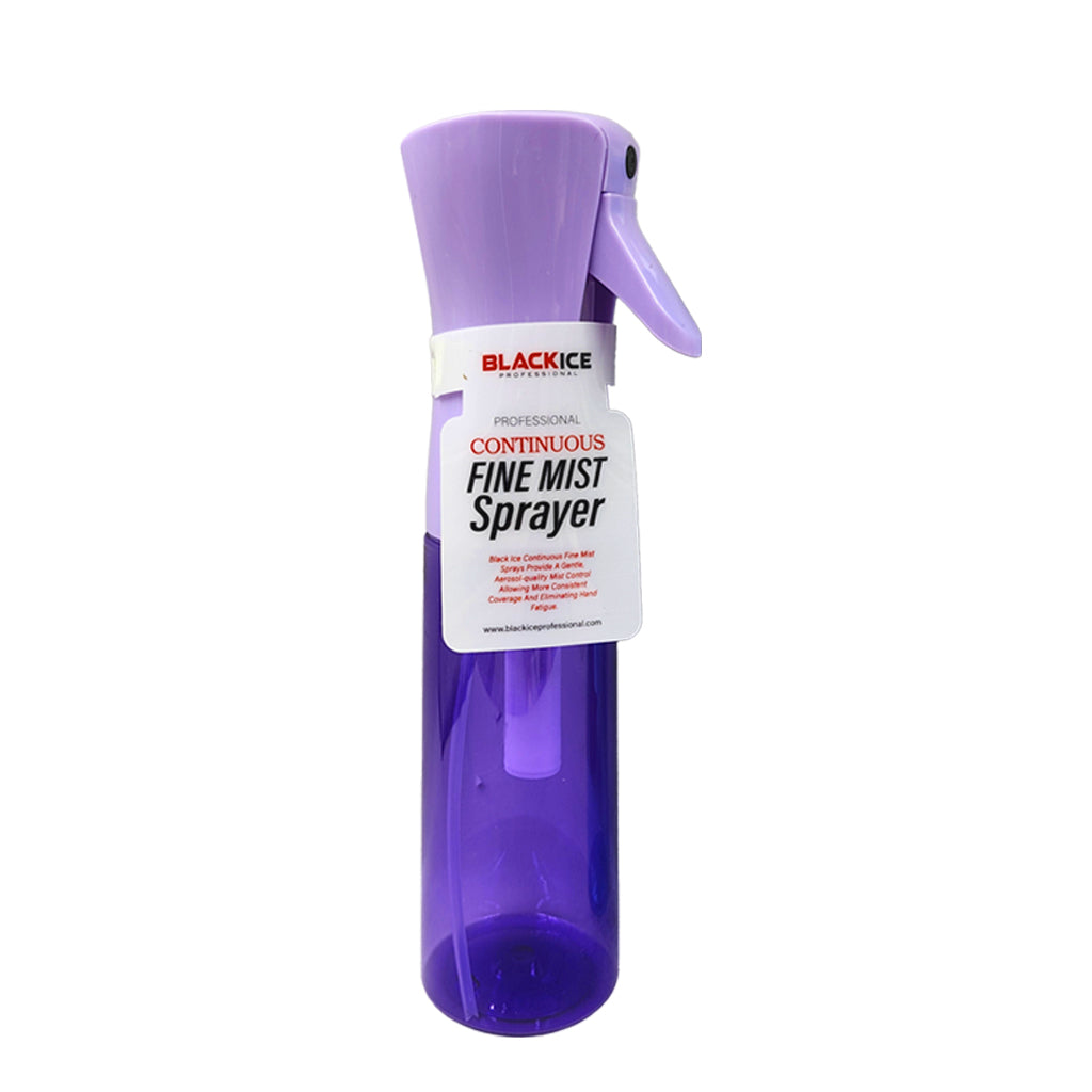 Black Ice Continous Fine Mist Bottle - Purple