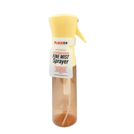 Black Ice Continous Fine Mist Bottle - Yellow