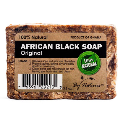 By Natures 100% Natural African Black Soap