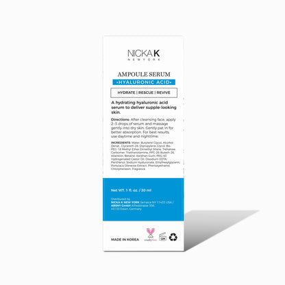 Nicka K Hydrate Facial Serum - Hyaluronic Acid