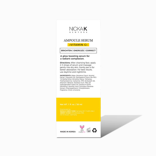 Nicka K Brighten Facial Serum - Vitamin E