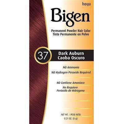 Bigen Permanent Powder Hair Color - 37 Dark Auburn - Beautiful Black Hair