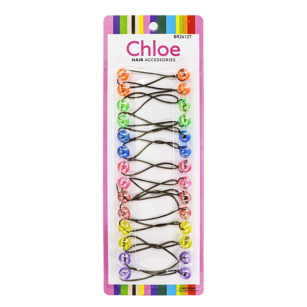 Chloe Hair Baubles - Transparent Assorted #BR2612T
