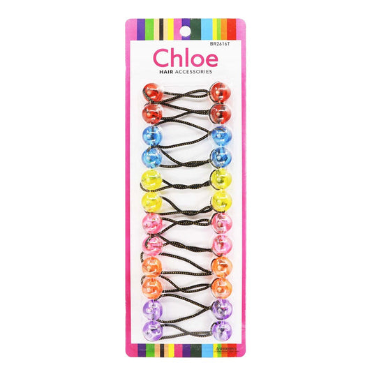 Chloe Hair Baubles - Transparent Assorted #BR2616T