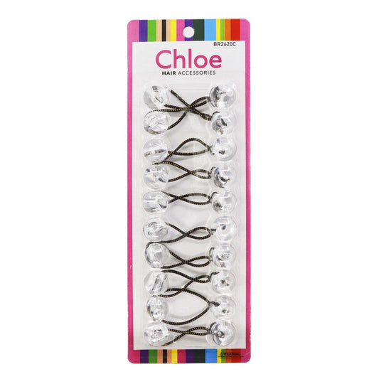 Chloe Hair Baubles - Clear #BR2620C