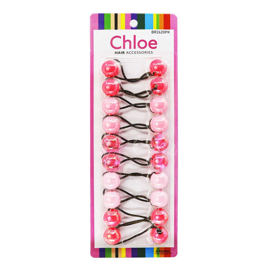 Chloe Hair Baubles - Pink Assorted #BR2620PK