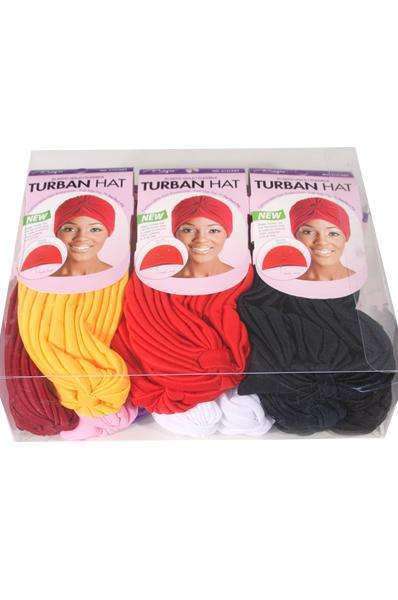 Magic Collection Turban Hat Extra Large Assorted #2147AST Assorted - Beautiful Black Hair