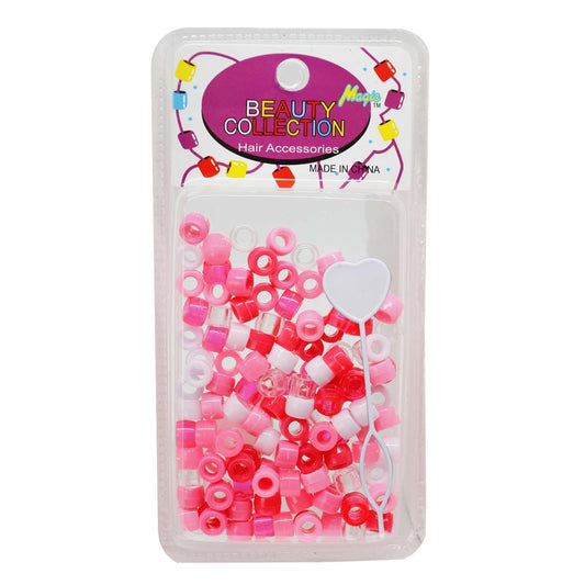 Beauty Collection Small Round Hair Beads - Pink Assorted #200PINAST