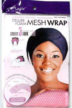 Magic Collection Deluxe Foam Mesh Wrap #2018AST Assorted - Beautiful Black Hair