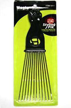 Magic Collection Long Fan Metal Pik - Beautiful Black Hair