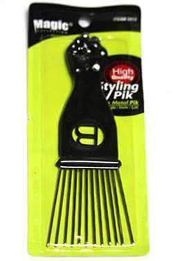 Magic Collection Fan Metal Pik #2412 - Beautiful Black Hair