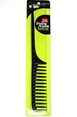 Magic Collection Extra Large Bone Tail Comb #2420 - Beautiful Black Hair