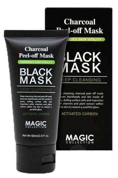 Magic Collection Charcoal Peel Off Black Mask 2oz - Deluxe Beauty Supply