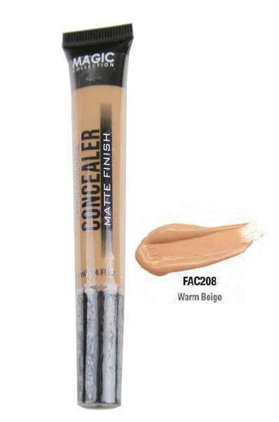 Magic Collection Extra Coverage Matte Finish Concealer - Warm Beige - Beautiful Black Hair