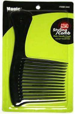 Magic Collection Rake Jumbo Handle Comb #2442 - Beautiful Black Hair