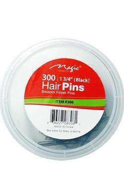 Magic Collection 1 ¾" Hair Pins Jar #306 - Beautiful Black Hair
