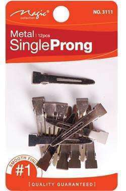 Magic Collection Metal Single Prong #3111 - Beautiful Black Hair