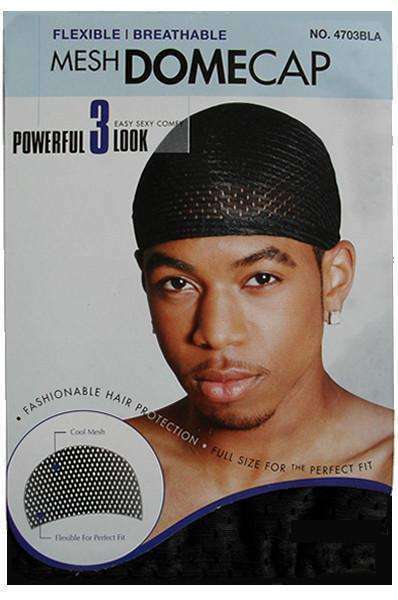 Magic Collection Mesh Dome Cap #4703 - Beautiful Black Hair