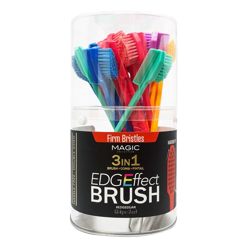 Magic Collection 3-In-1 Edge Brush - Firm Bristles