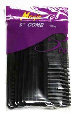 Magic Collection 9" Comb Black - Beautiful Black Hair