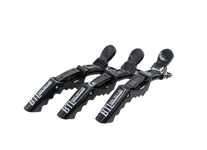 BTL Croco Hair Clips - Black