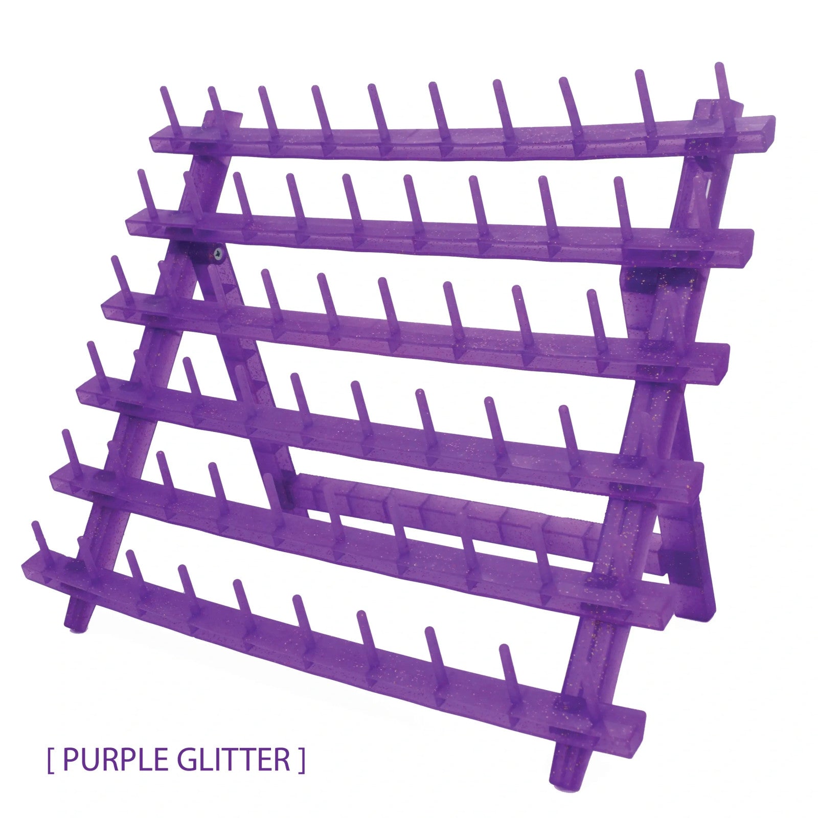 BTL Glitter Braiding Hair Rack - Purple