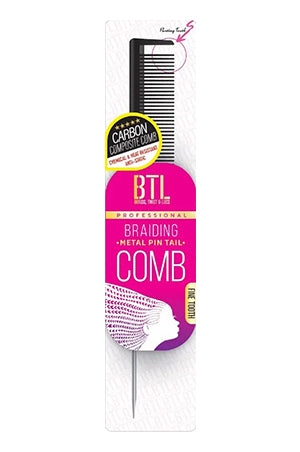 BTL Braiding Metal Fine Tooth Pin Tail Combs