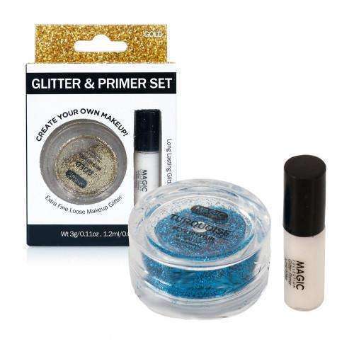Magic Collection Glitter & Primer Set - Fuchsia - Beautiful Black Hair