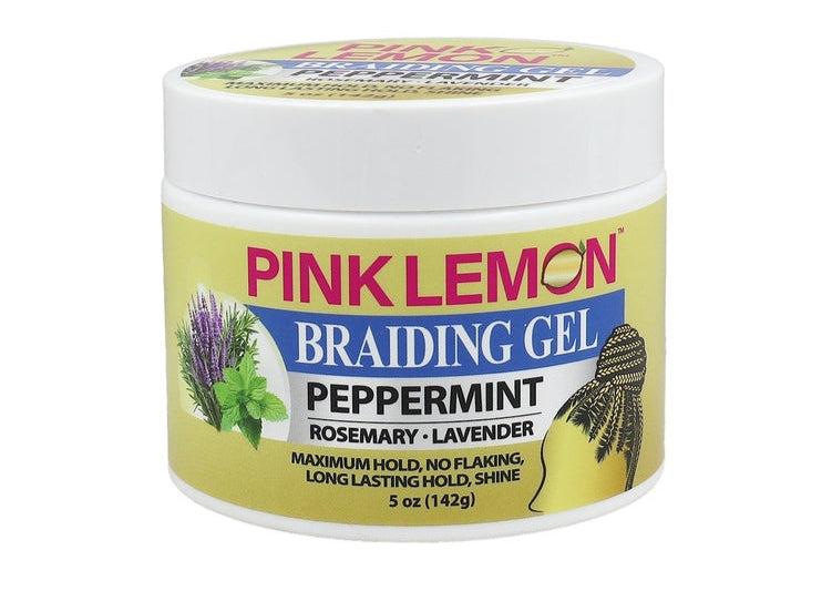 Pink Lemon Braiding Gel - Peppermint 5oz