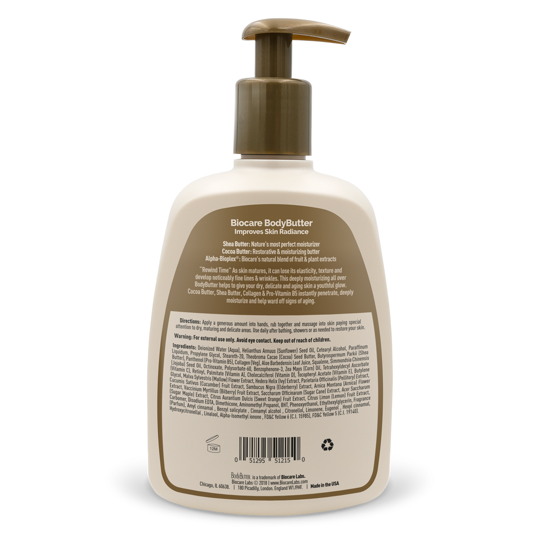 BioCare BodyButter Anti-Aging Moisturizer w/ Cocoa Butter & Shea Butter