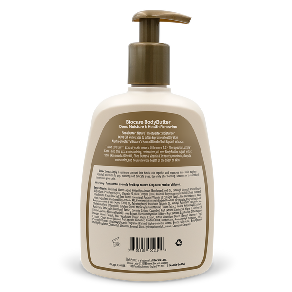 BioCare BodyButter Extra-Dry Moisturizer w/ Olive Oil & Shea Butter
