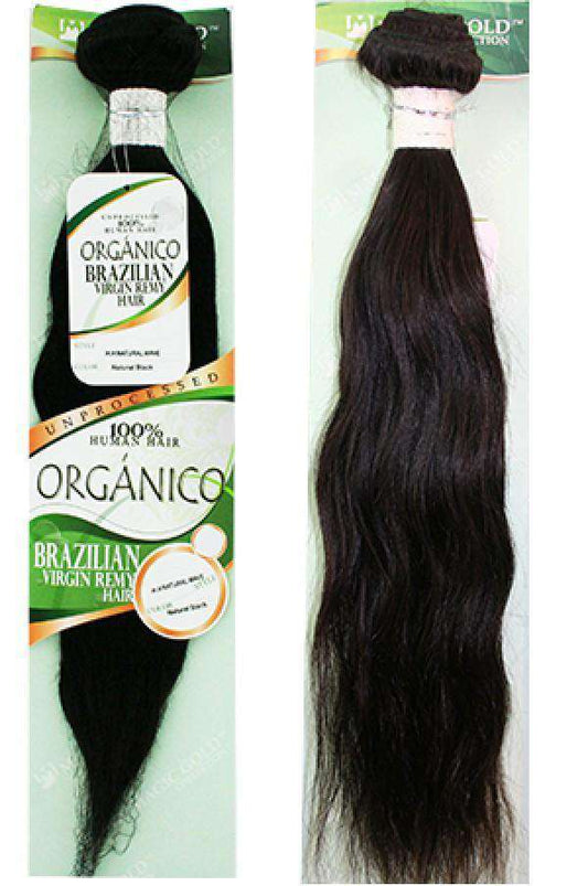 Organico Unprocessed 100% Human Brazilian Virgin Remy Hair Weave Natural Wave - Beautiful Black Hair